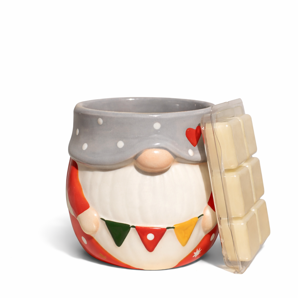 Mistletoe & Fir Gnome Wax Melt & Warmer Set