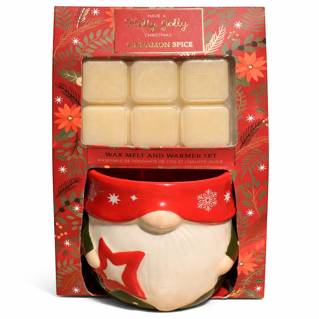 Cinnamon Spice Gnome Wax Melt & Warmer Set