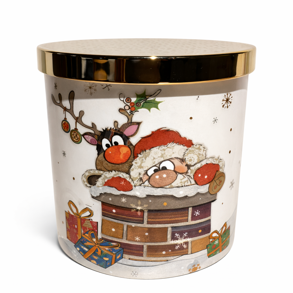 Santa & Rudolph Boutique Candle