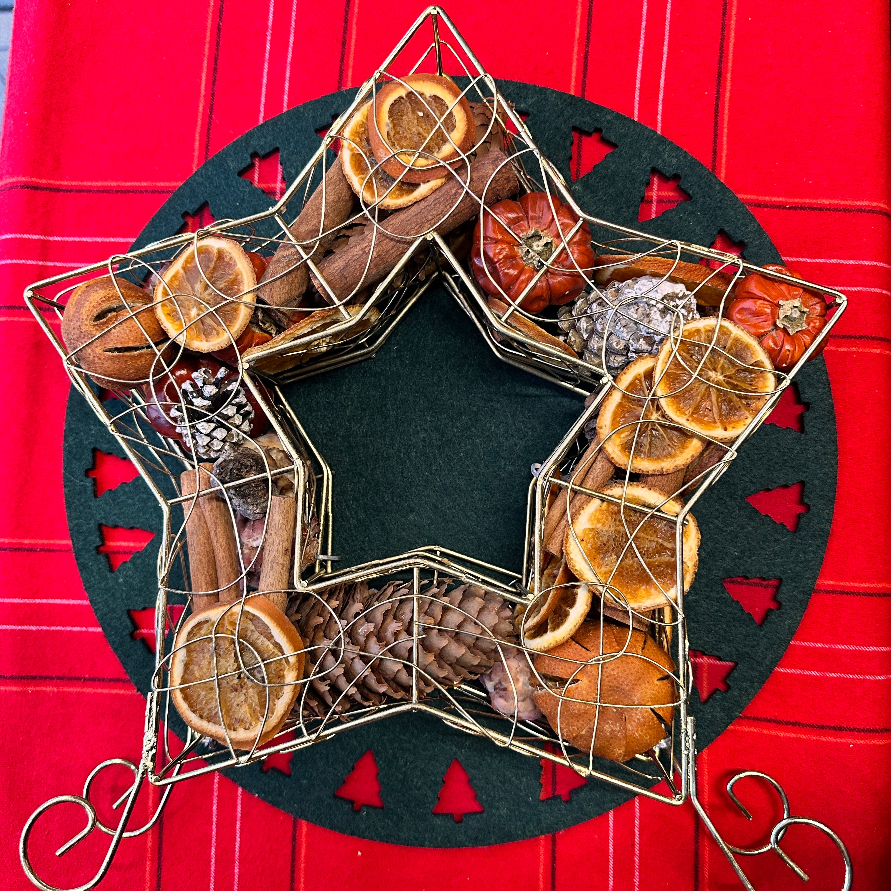 Large Standing Star Dried Fruit Cage