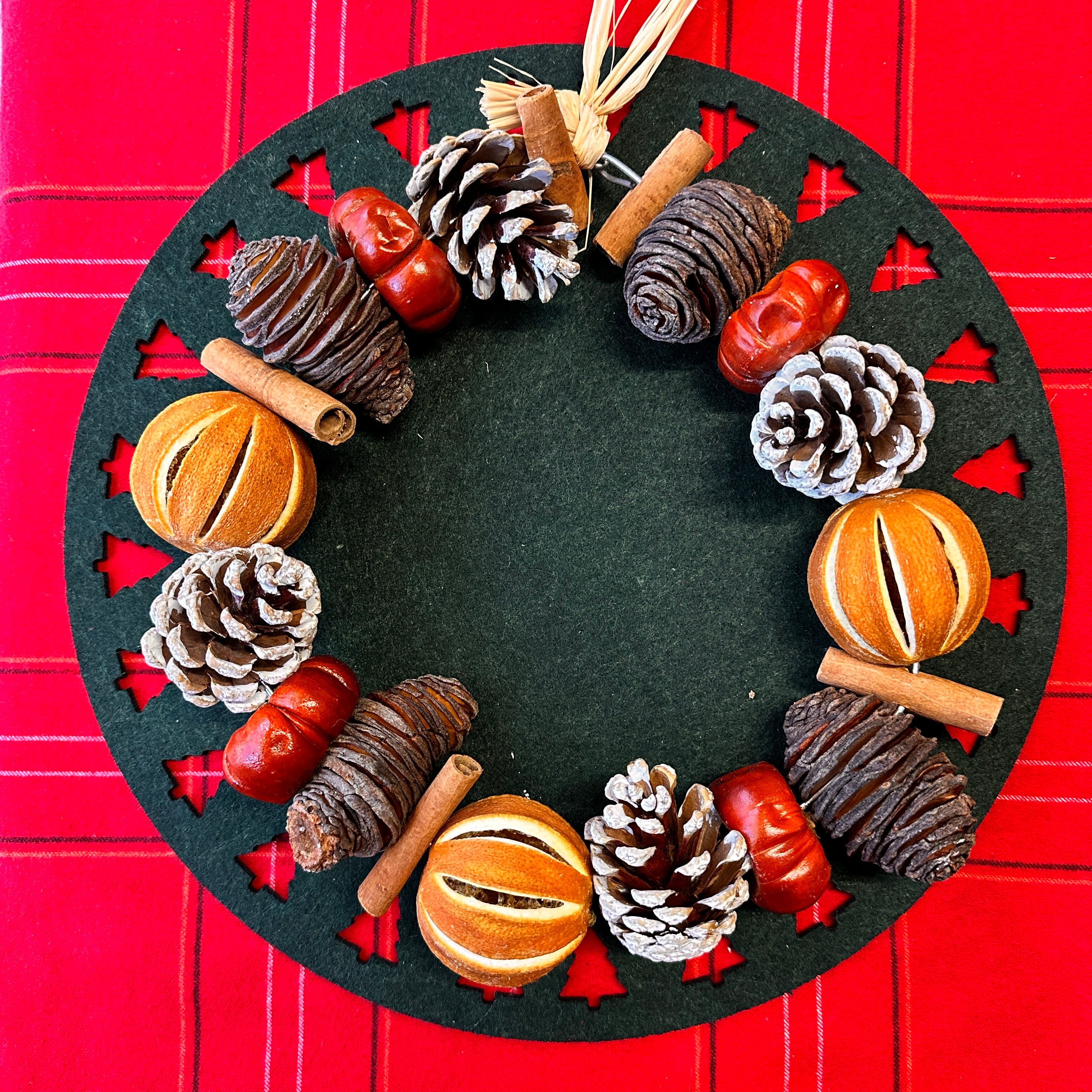Rustic Citrus & Spice Wreath Ring