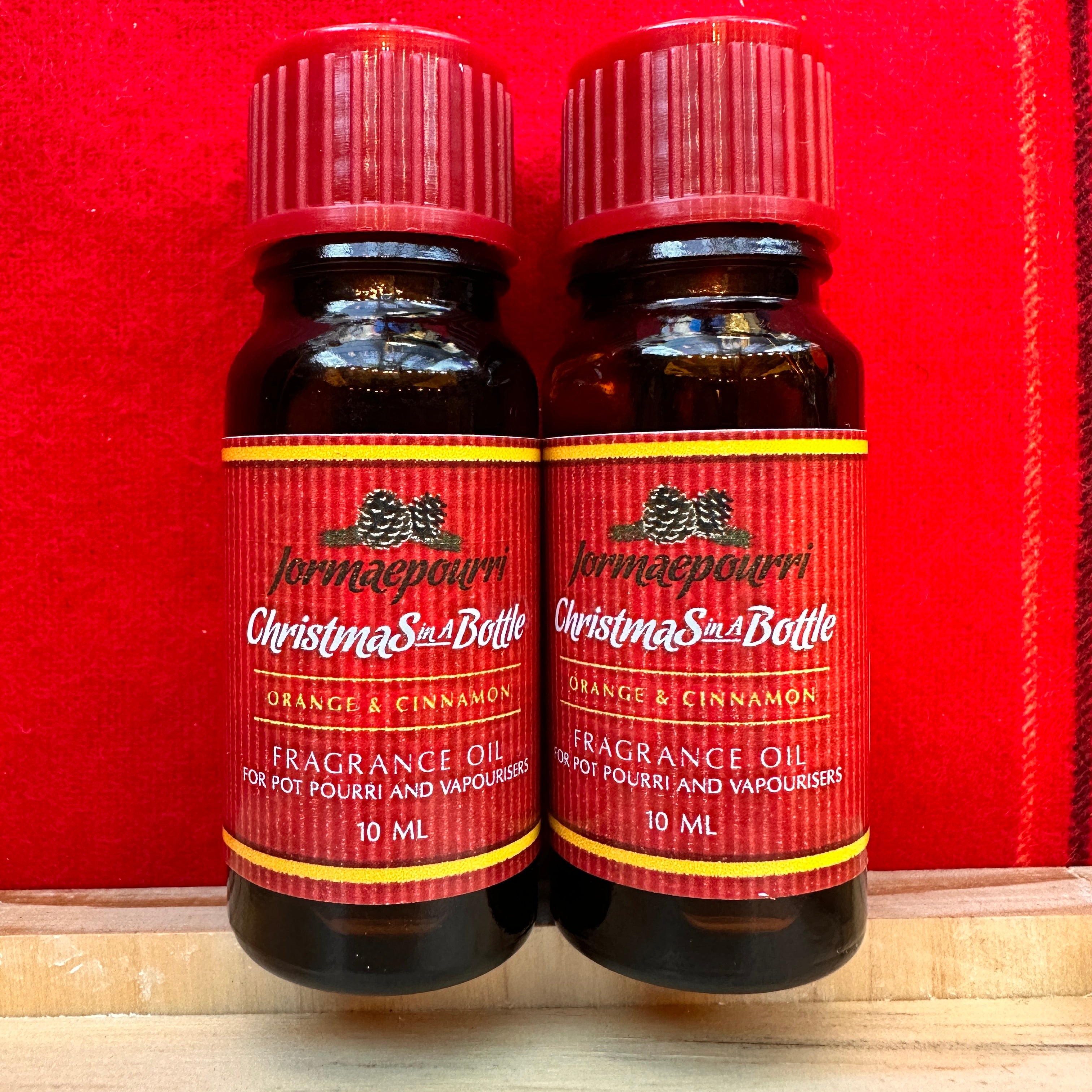 2 x Christmas in a Bottle – Orange & Cinnamon Fragrance Oil