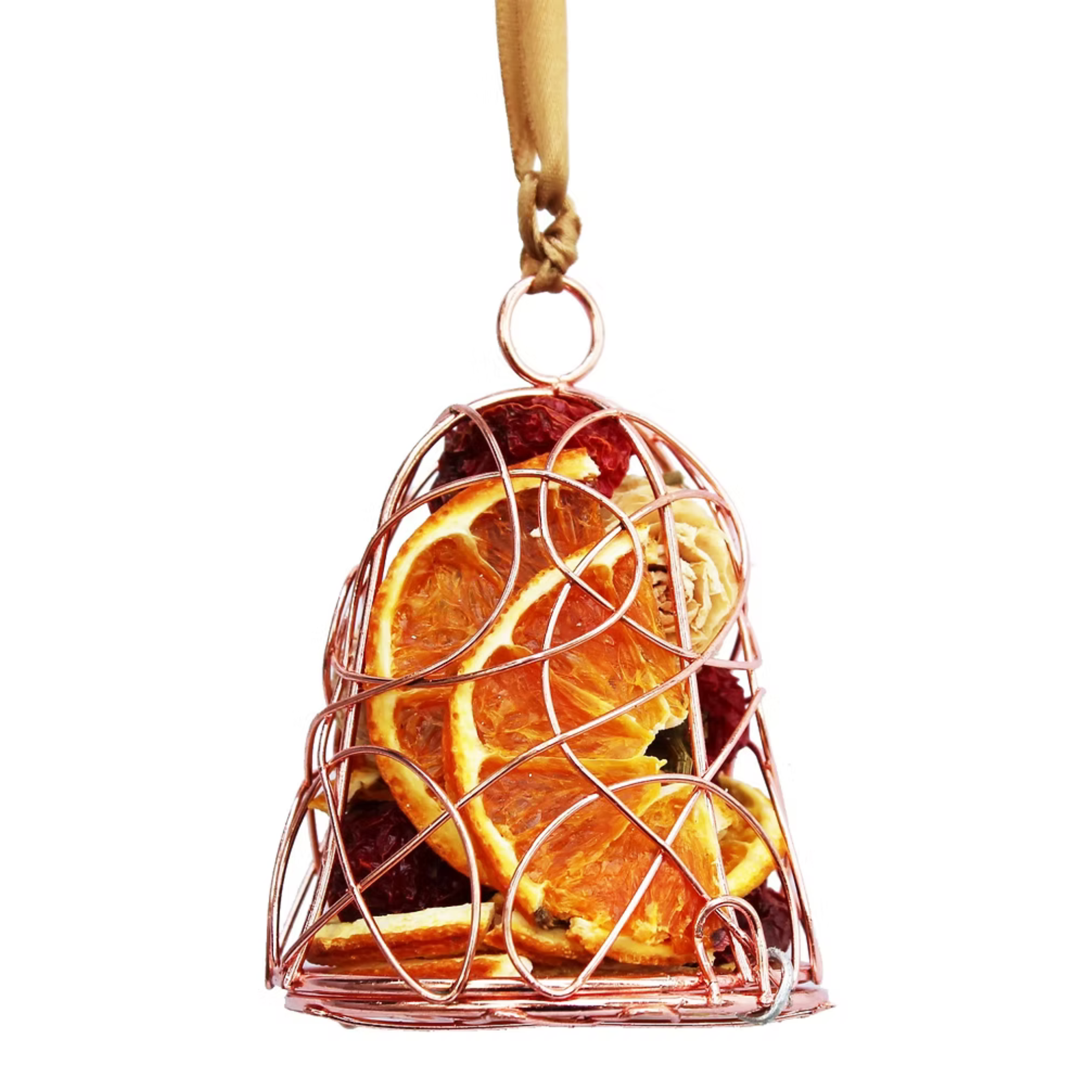 Mini Bell Dried Fruit Caged
