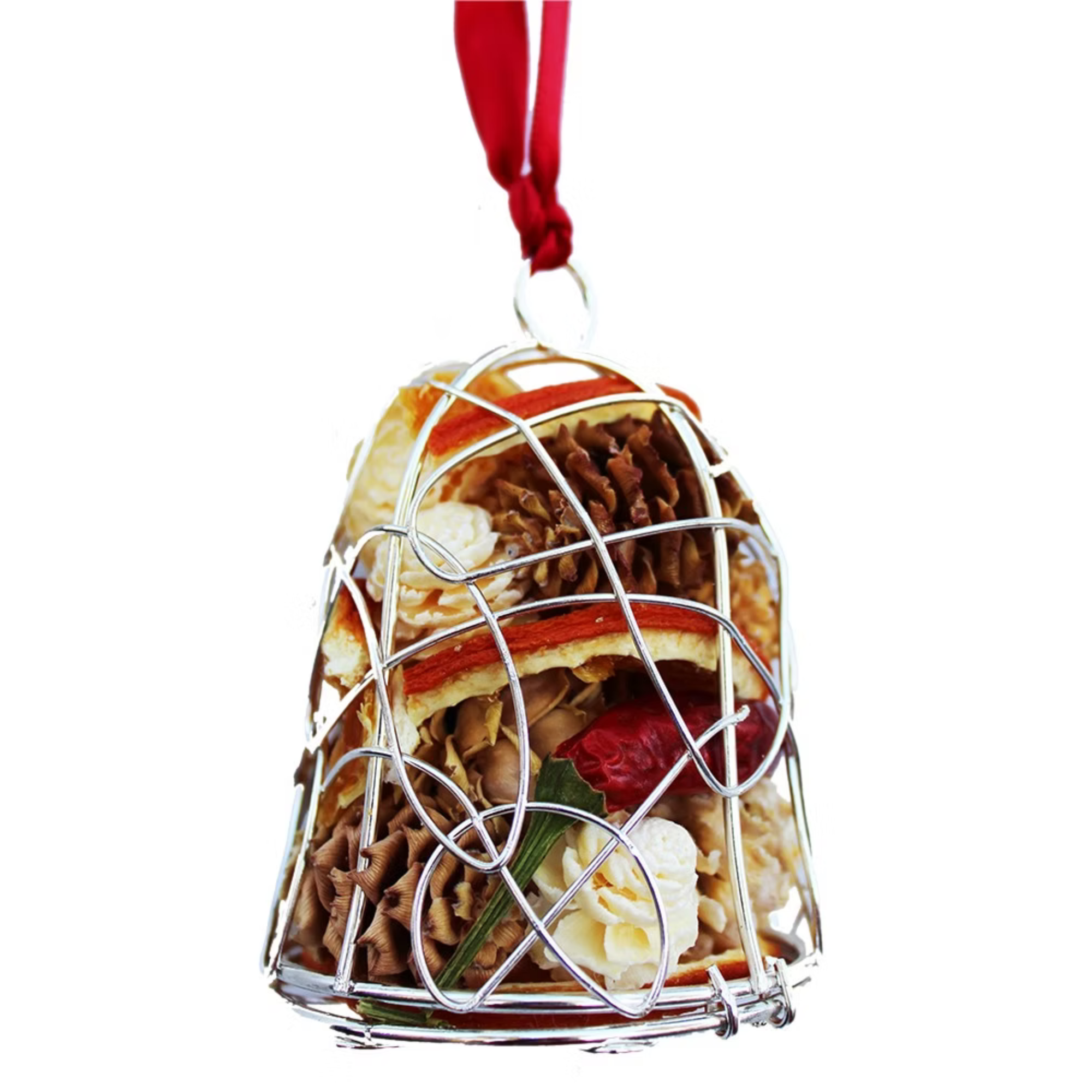 Mini Bell Dried Fruit Caged