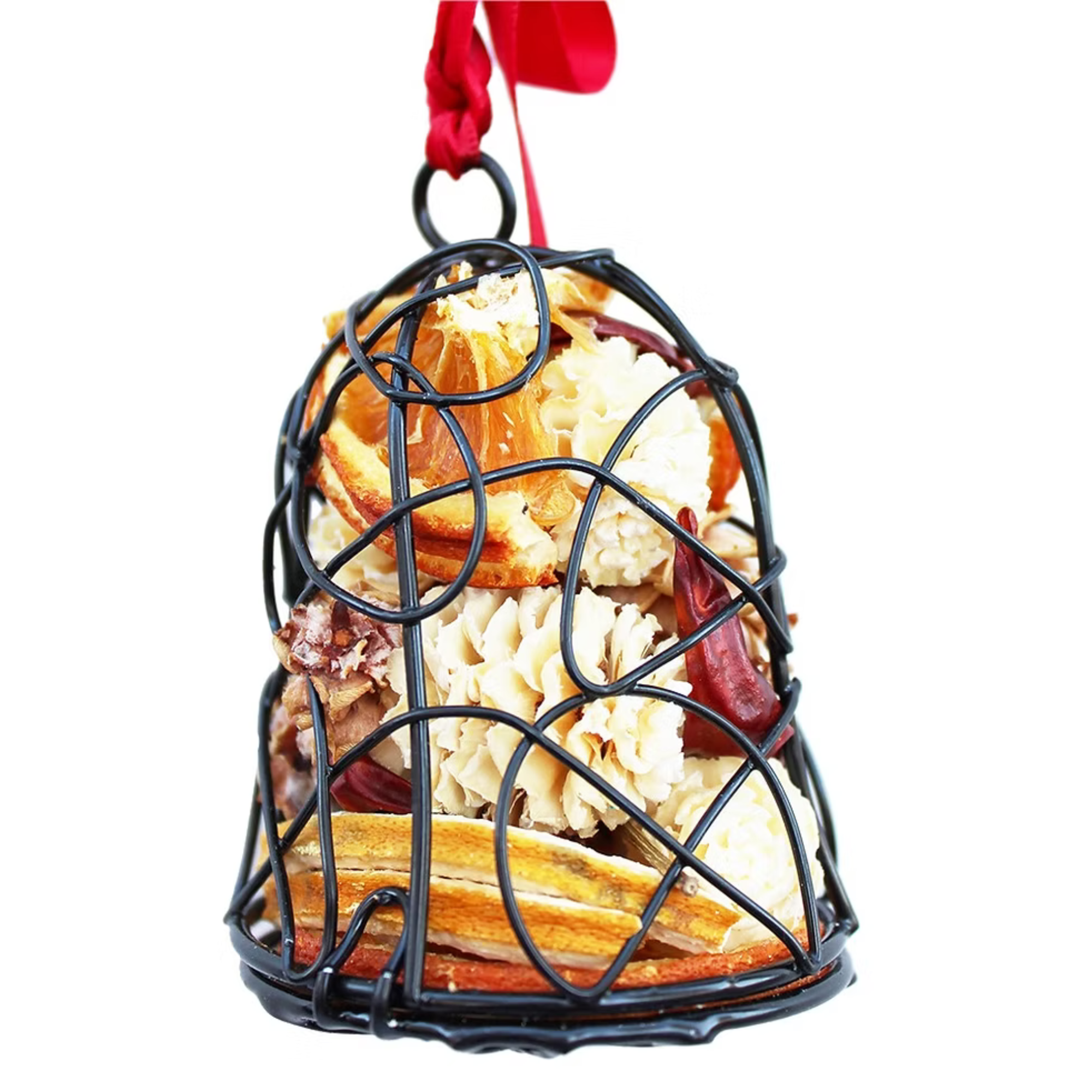 Mini Bell Dried Fruit Caged