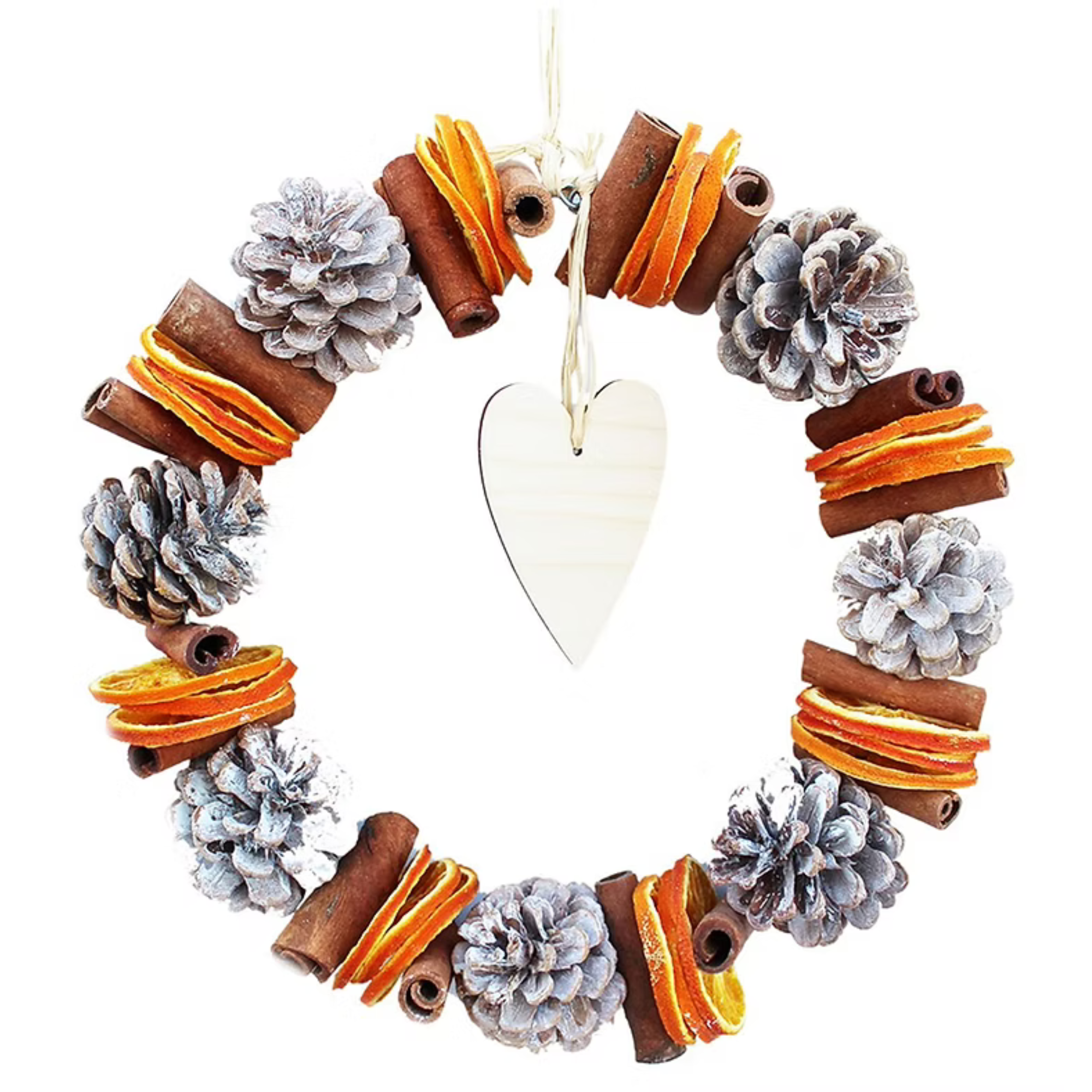 Woodland Heart Pinecone Wreath Ring
